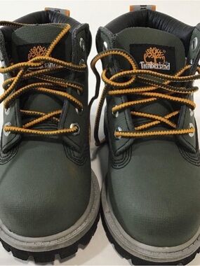 Infant/Toddler Boys Timberland Helcor Green Hiking Boots Size 6